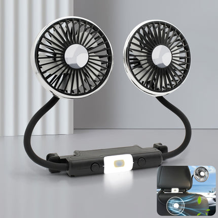 Ventilador USB de manguera de doble cabezal para verano