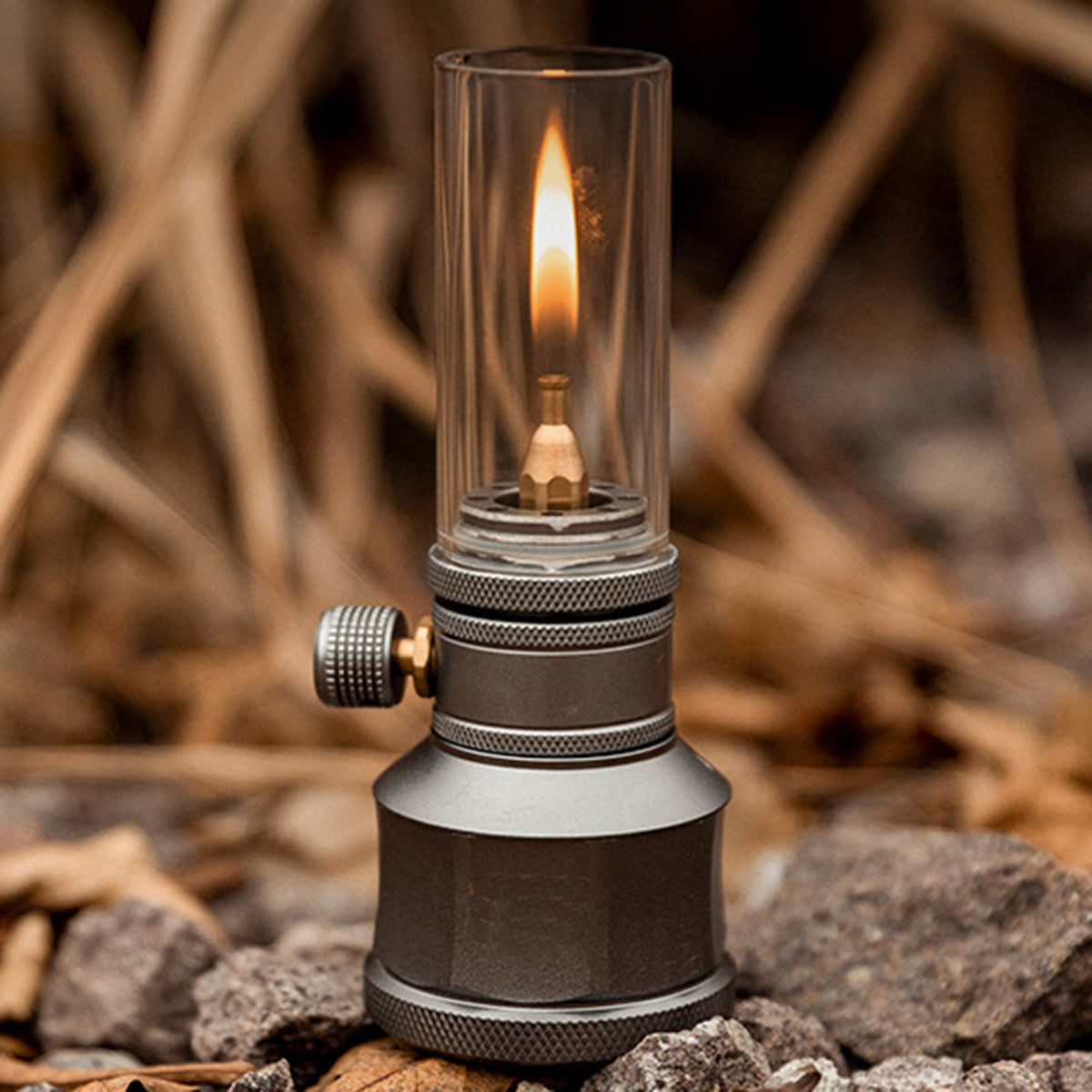 Adjustable Gas Camping Lantern with Storage Bag