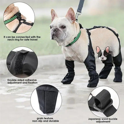 Adjustable Waterproof Dog Shoes for Outdoor Adventures - Wnkrs