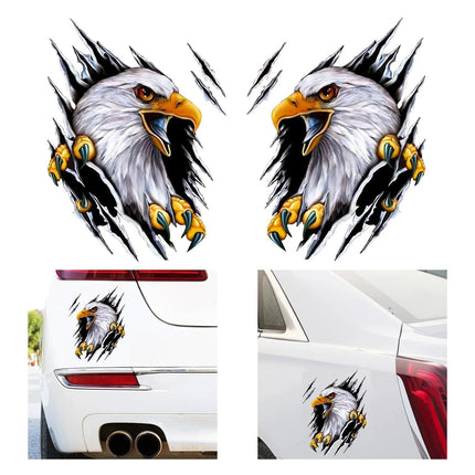 Universal Cartoon Eagle Vehicle Sticker for Full Body Decoration - Wnkrs