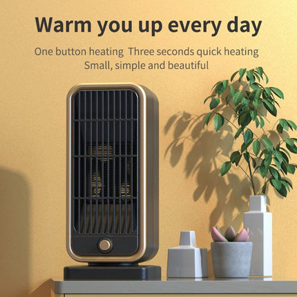 500W Portable Desktop Heater with PTC Fast Heating & Energy Saving - Wnkrs