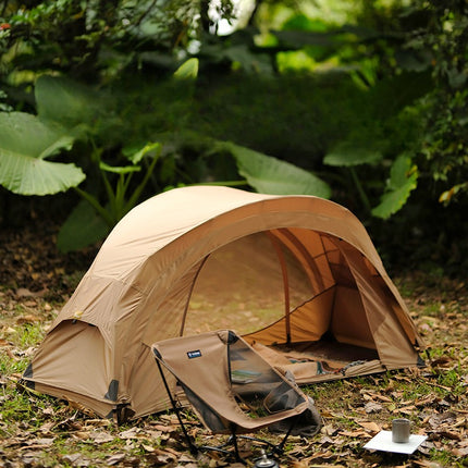 Tente de camping légère en plein air avec moustiquaire et poteaux en aluminium