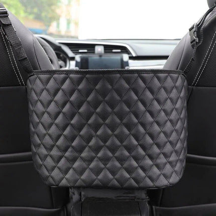 Car Seat Gap Storage Net Pocket & Handbag Holder - Wnkrs