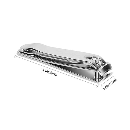 Nail Clipper Set - Premium Stainless Steel Fingernail and Toenail Cutters