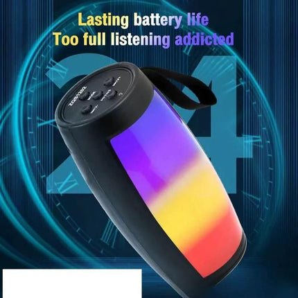 Wireless Bluetooth Speaker with LED Lights and Powerful Bass - Wnkrs