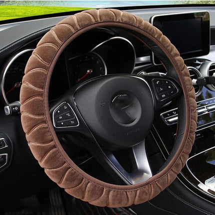 Soft Winter Warm Plush Car Steering Wheel Cover - Wnkrs