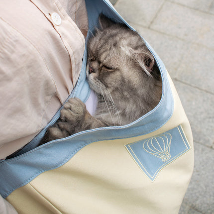 Bolsa de lona para transportar gatos y perros pequeños