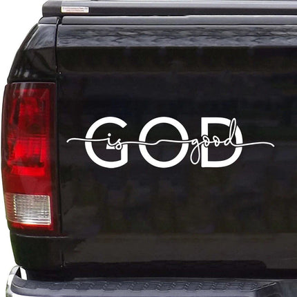 Divine Touch Vinyl Decal Christian Faith Car Sticker for All Surfaces - Wnkrs