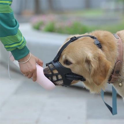 Muselière pour chien respirante et durable - Conception de panier anti-morsure, parfaite pour les Golden Retrievers et les grandes races