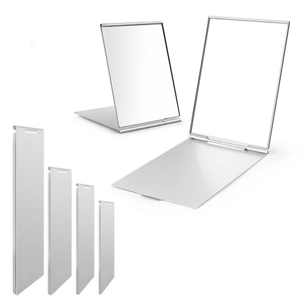 Miroir de poche pliable en aluminium