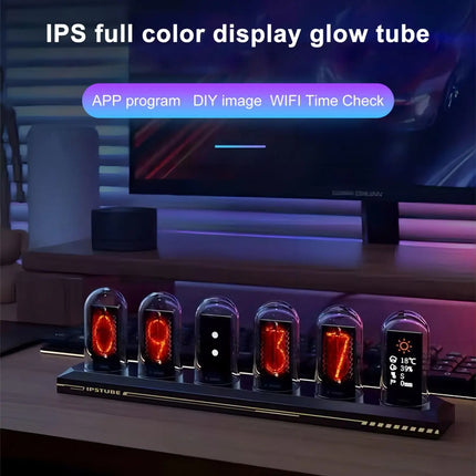 Horloge à tube Nixie RGB avec écran couleur IPS