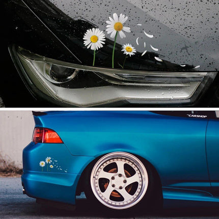 Waterproof Flower Vinyl Car Decal Set - Wnkrs