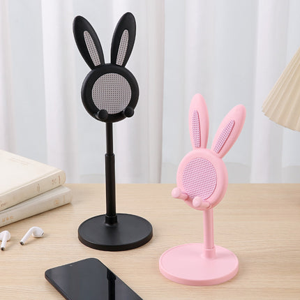 Support réglable pour téléphone et tablette en forme de lapin mignon