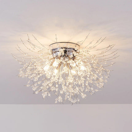 Elegant Gold/Silver Crystal LED Ceiling Light - Wnkrs