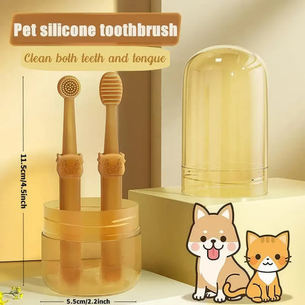 Pet Dental Care Kit: Complete Oral Hygiene Set for Dogs and Cats