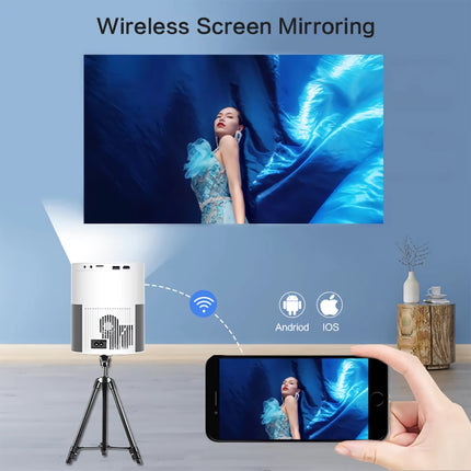 Projecteur portable Full HD 1080P avec Android 9.0, Bluetooth, WiFi, Keystone