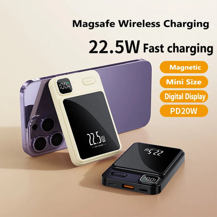 Cargador inalámbrico magnético Power Bank