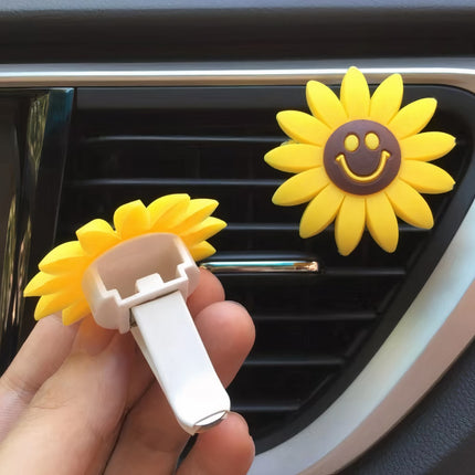 Clip-On Sunflower Air Freshener - Wnkrs