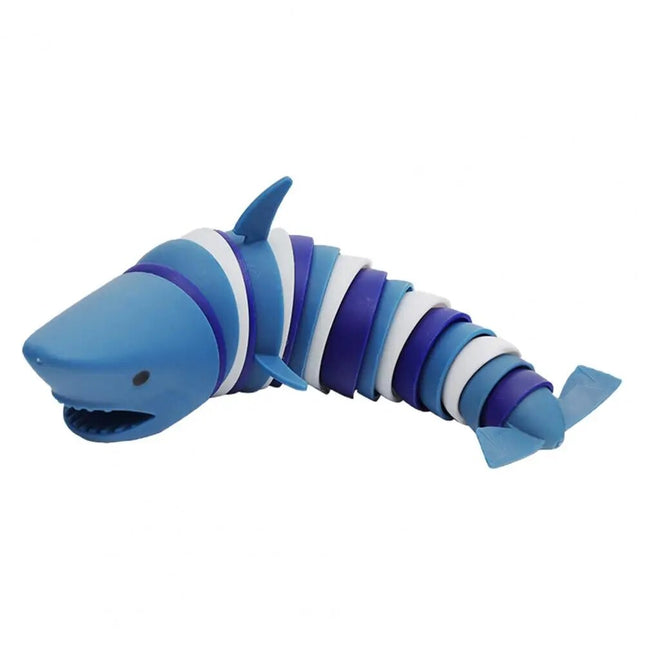 Juguete sensorial antiestrés articulado de 360 grados con forma de tiburón marino