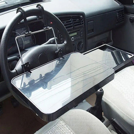 Foldable Car Laptop Desk with Drawer and Drink Holder - Wnkrs