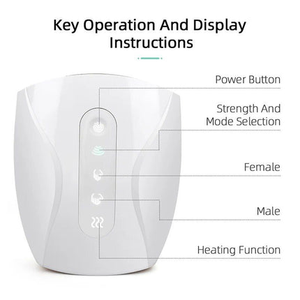 Wireless Hand Massager with Heat & Air Pressure for Stress Relief - Wnkrs