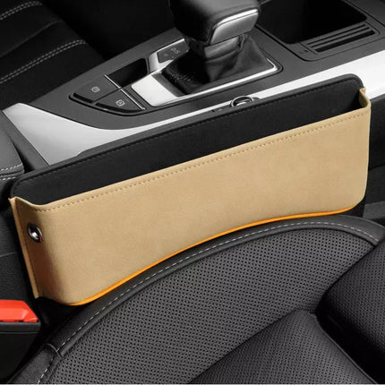 Luxe Suede Car Seat Gap Organizer & Side Pocket - Wnkrs