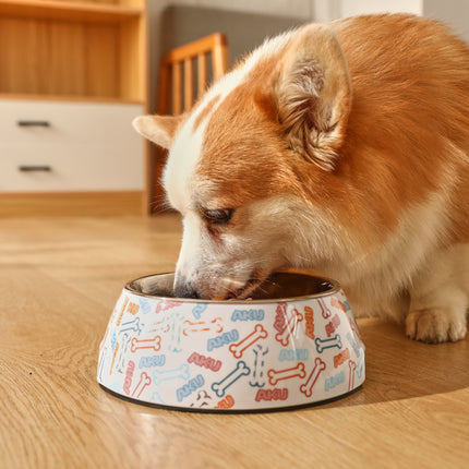 Gamelle anti-basculement en acier inoxydable pour aliments et eau pour animaux de compagnie