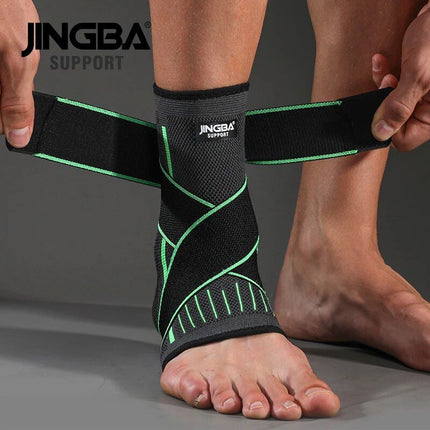 Protective Ankle Brace for Sports with Compression Nylon Strap - Wnkrs