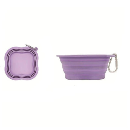 Portable 500ML Silicone Pet Bowl - Wnkrs