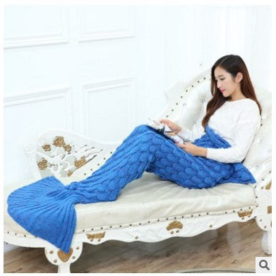 Air Conditioning Scale Sofa Blanket Mermaid Tail - Wnkrs