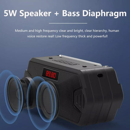 Portable Super Bass Bluetooth Speakers with FM Radio and Aux - Wnkrs