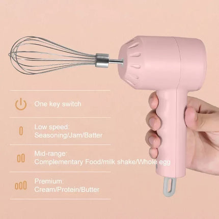 Multi-Functional Wireless Electric Handheld Food Mixer - Wnkrs