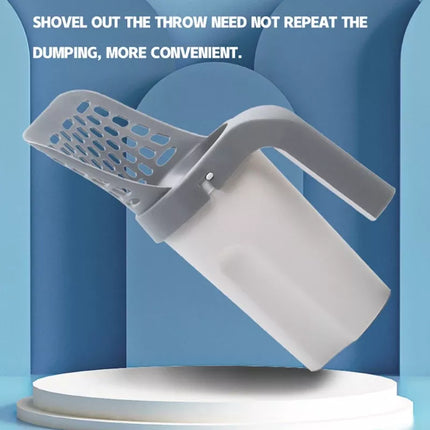 Efficient Self-Cleaning Cat Litter Scoop with Integrated Waste Bin - Wnkrs