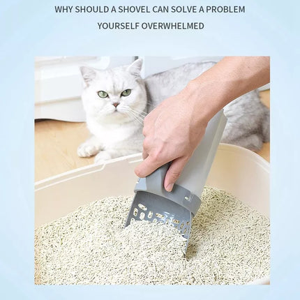 Efficient Self-Cleaning Cat Litter Scoop with Integrated Waste Bin - Wnkrs