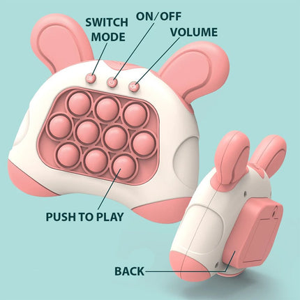 Pop Quick Push Sensory Game Console - Stress Relief Toy for Kids and Adults - Wnkrs