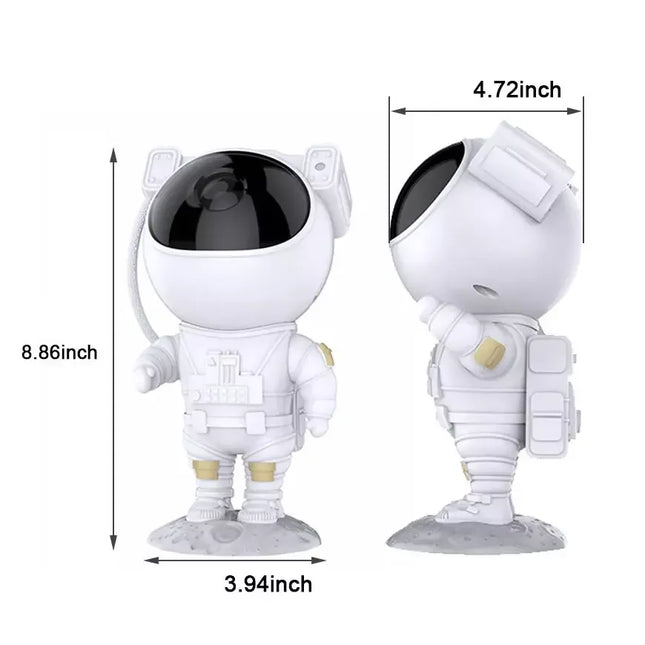 Starry Sky Astronaut Night Light Galaxy Projector Lamp with Remote Control and Timer - Wnkrs