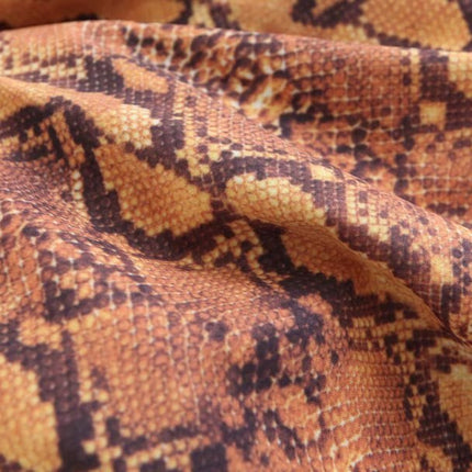 Women's Snake Patterned Single-Breasted Blouse - Wnkrs