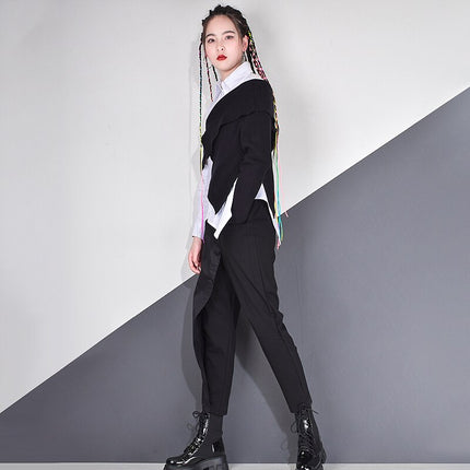 Women's Asymmetrical Casual Blouse - Wnkrs