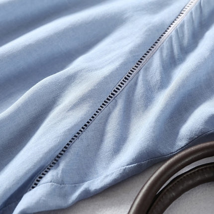 Women's Cotton and Linen Long Shirt - Wnkrs