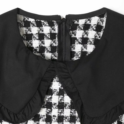 Women's Black and White Blouse - Wnkrs