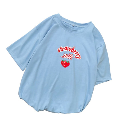 Women's Strawberry Printed T-Shirt - Wnkrs