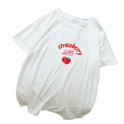 Women's Strawberry Printed T-Shirt - Wnkrs