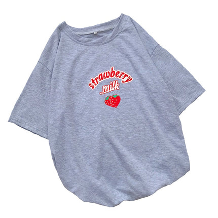 Women's Strawberry Printed T-Shirt - Wnkrs