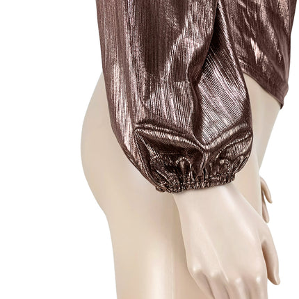 Perl Plus Shinny Blouse - Wnkrs