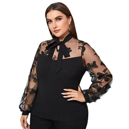 Plus Size Sexy Blouse - Wnkrs