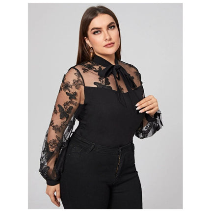 Plus Size Sexy Blouse - Wnkrs