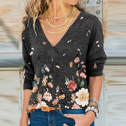 Women's Deep V-Neck Shirt - Wnkrs