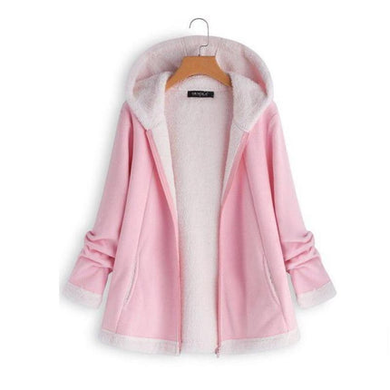 Long Sleeved Zipper Plush Jacket - Wnkrs