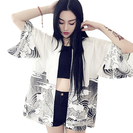 Women's Chinese Dragon Printed Jacket - Wnkrs
