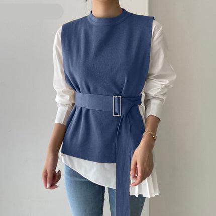 Women's Casual Belted Top - Wnkrs